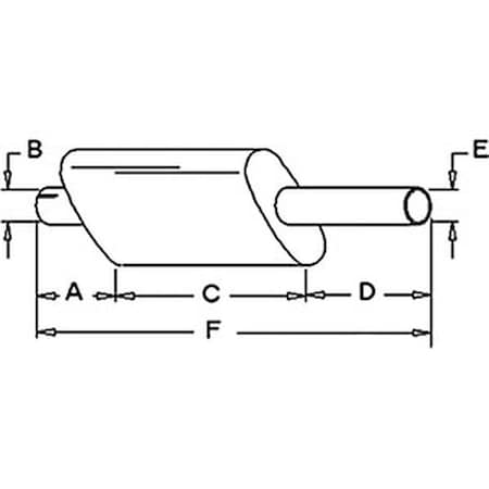 Aftermarket New 27" Muffler Fits Allis Chalmers Tractor Models D15 D17 AC-10 70237290